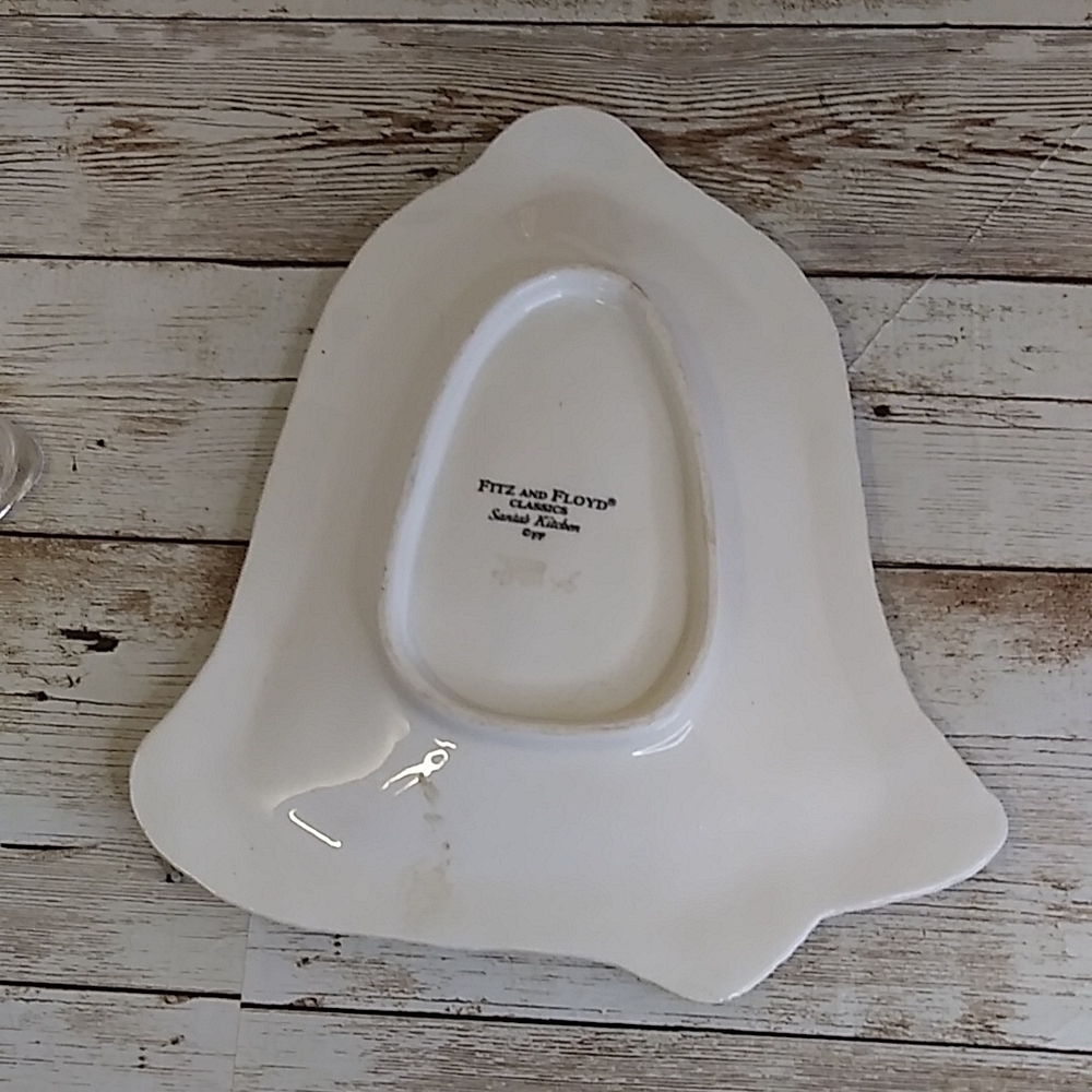 Two Christmas tree tray server 7.5 in - Picture 4 of 6